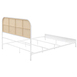 Amherst Radio Weave Rattan Metal Bed
