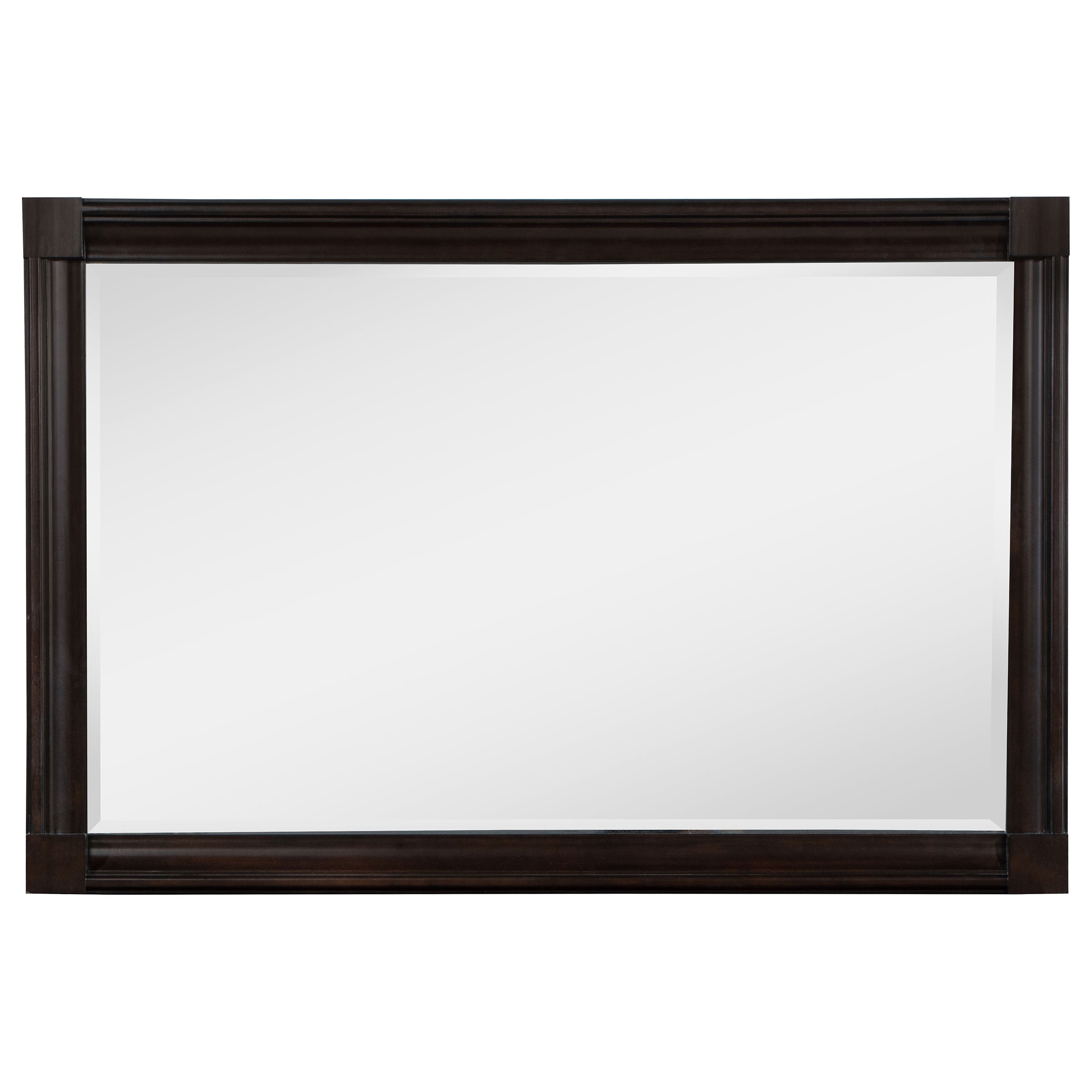 Devon Bedroom Set Wine Red and Dark Oak
