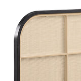 Amherst Radio Weave Rattan Metal Bed