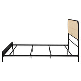 Amherst Radio Weave Rattan Metal Bed