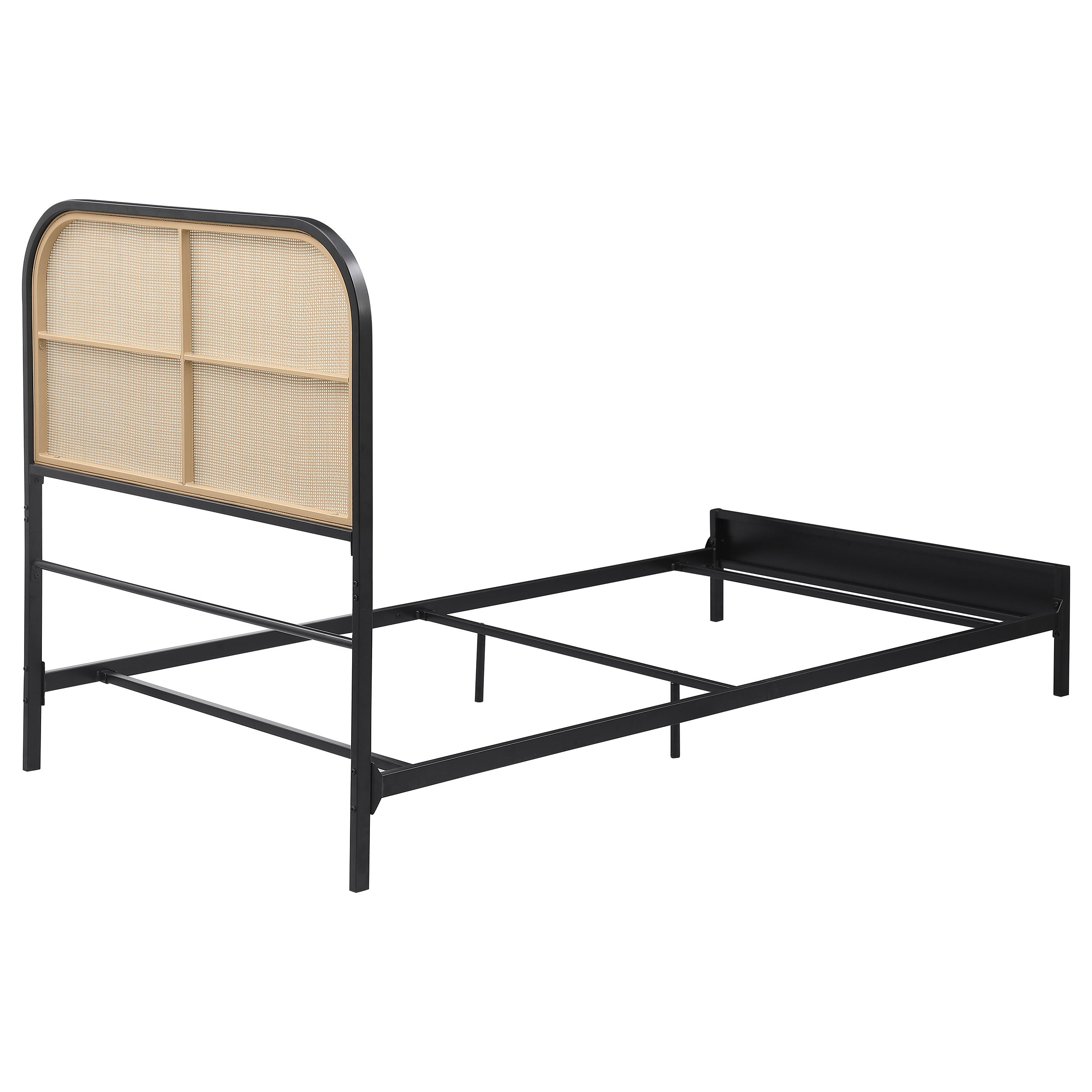 Amherst Radio Weave Rattan Metal Bed