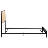 Amherst Radio Weave Rattan Metal Bed