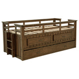 Carlsbad Wood Twin Captains Bed With Trundle