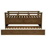 Carlsbad Wood Twin Captains Bed With Trundle