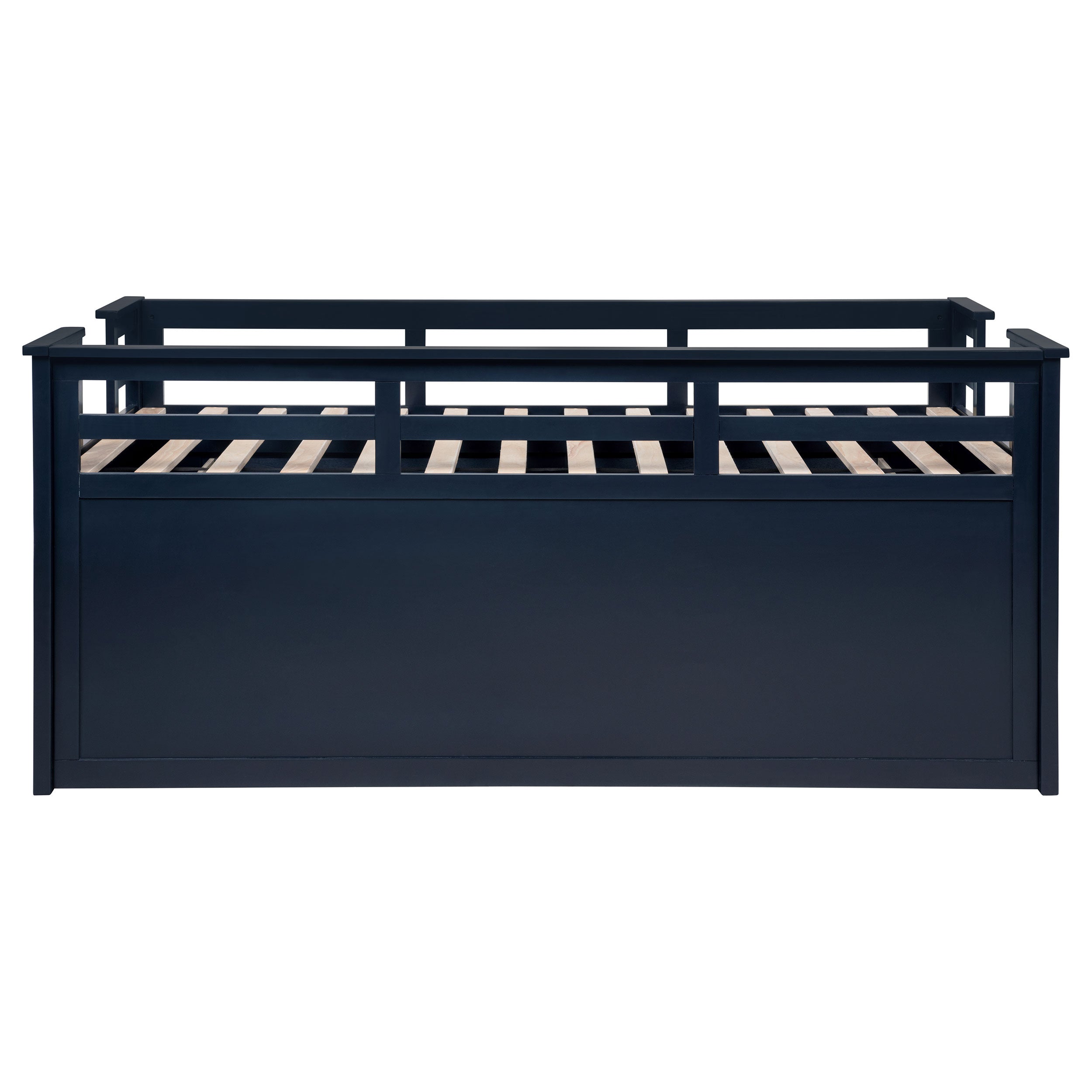 Carlsbad Wood Twin Captains Bed With Trundle