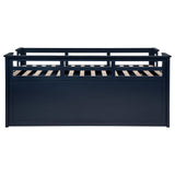 Carlsbad Wood Twin Captains Bed With Trundle