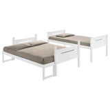 Littleton Wood Twin Over Twin Bunk Bed Espresso