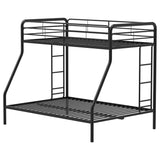 Carson Metal Twin Over Twin Bunk Bed Glossy