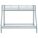 Carson Metal Twin Over Twin Bunk Bed Glossy
