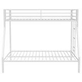 Alevera Metal Twin Over Twin Bunk Bed with Ladder
