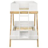 Frankie Wood Twin Over Twin Bunk Bed