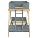 Frankie Wood Twin Over Twin Bunk Bed