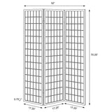 Carrie 3-Panel Room Divider Folding Shoji Screen