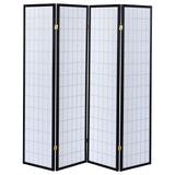 Roberto 4-Panel Room Divider Folding Shoji Screen