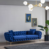 Jessica Sofa (Navy Blue Velvet)