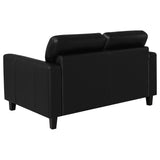 Scotland Faux Leather Upholstered Sofa Set