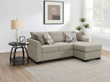 Storey Upholstered Sleeper Sectional Chaise Sofa