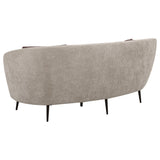 Ellorie Upholstered Curved Sofa Set Beige