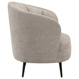 Ellorie Upholstered Curved Sofa Set Beige
