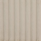 Ellorie Upholstered Channel Back Curved Sofa Beige