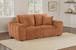 Burnett Chenille Upholstered Wide Arm Loveseat