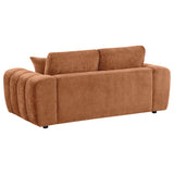 Burnett Chenille Upholstered Wide Arm Loveseat
