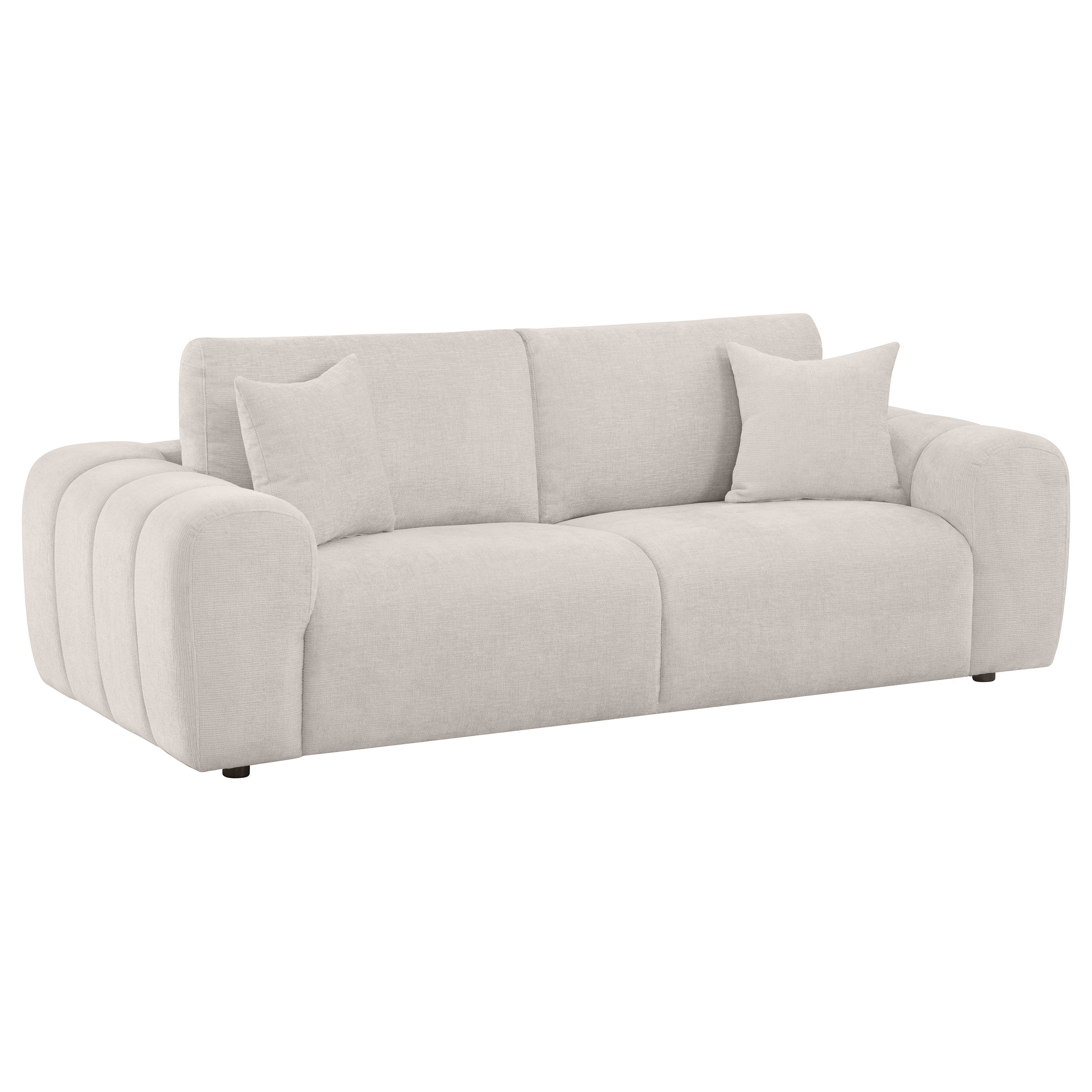 Burnett Chenille Upholstered Sofa Set