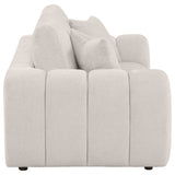 Burnett Chenille Upholstered Wide Arm Loveseat