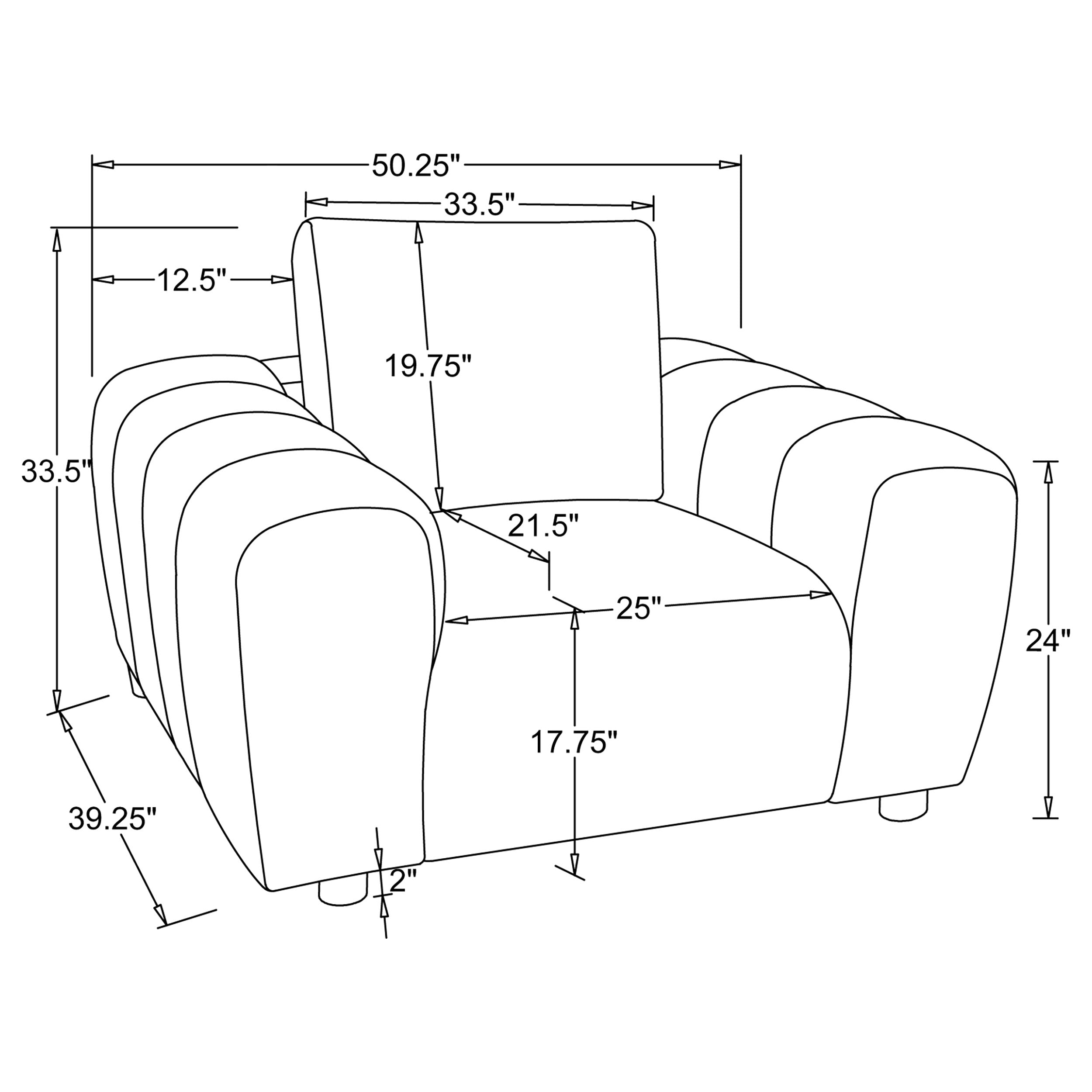 Burnett Chenille Upholstered Accent Chair