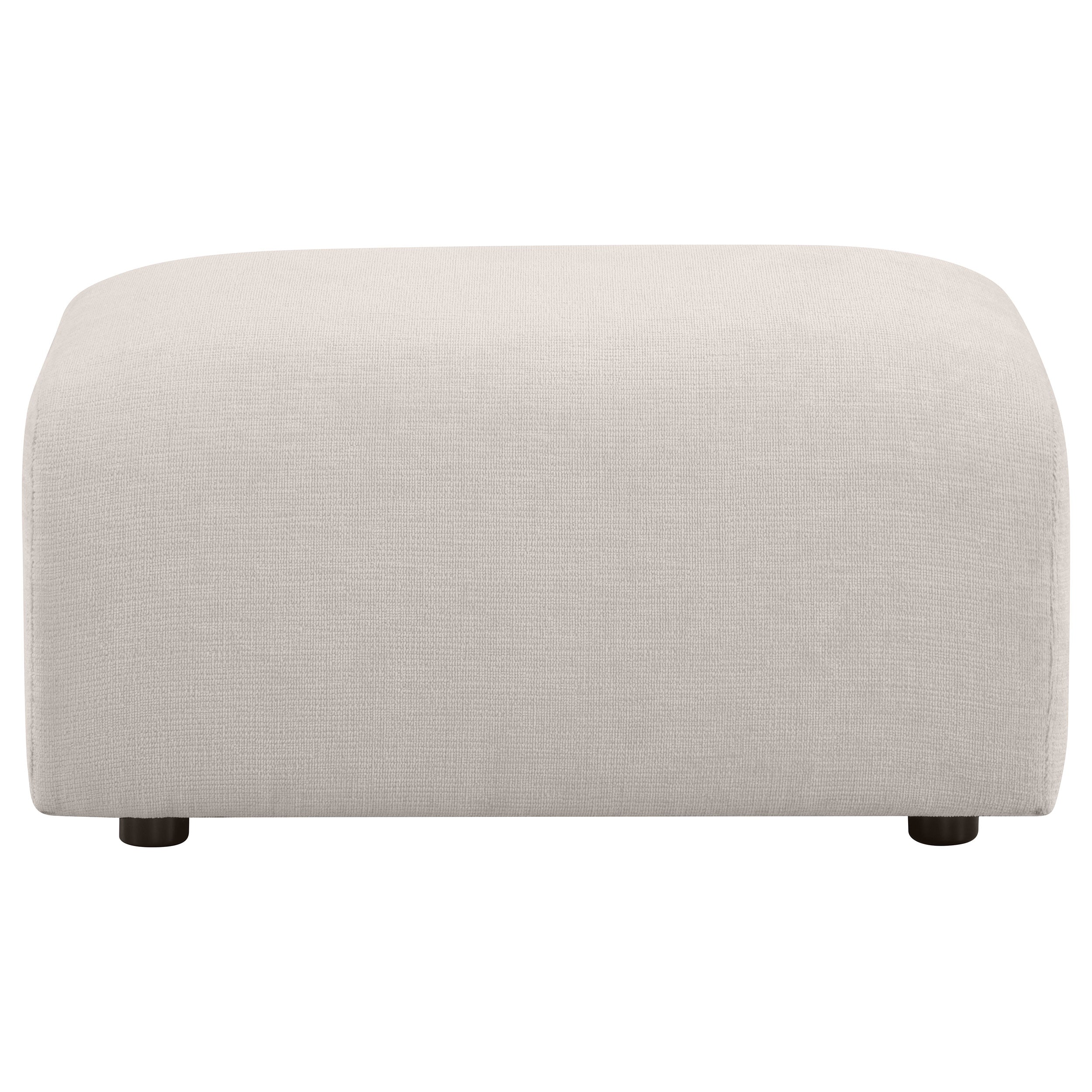 Burnett Chenille Upholstered Ottoman