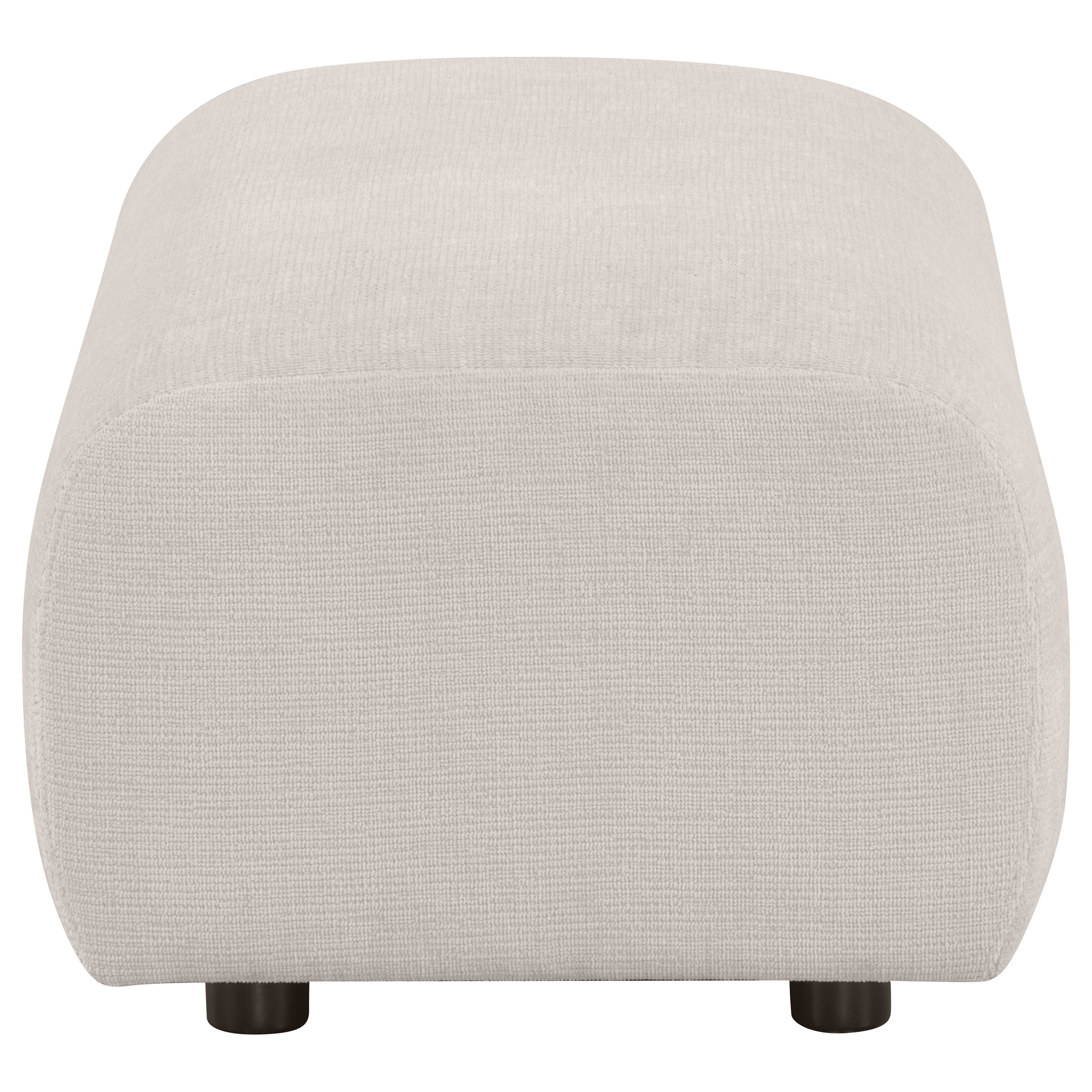 Burnett Chenille Upholstered Ottoman