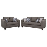 Salizar Upholstered Flared Arm Sofa Set