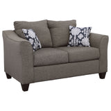 Salizar Upholstered Flared Arm Sofa Set