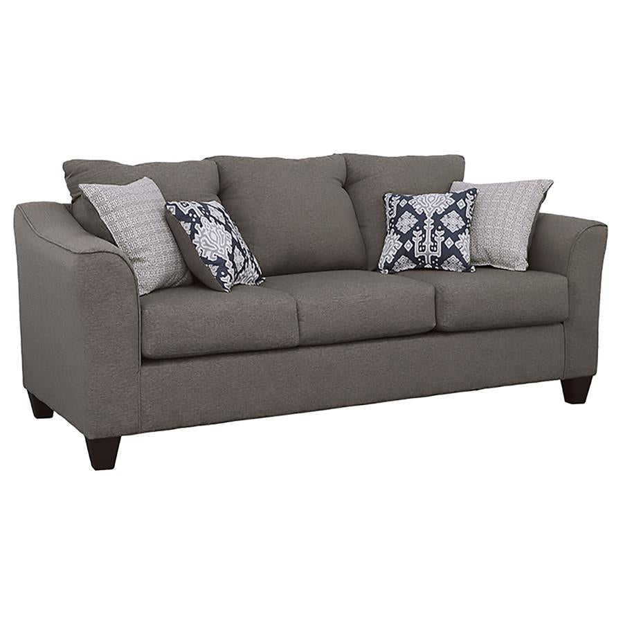 Salizar Upholstered Flared Arm Sofa
