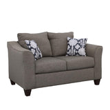 Salizar Upholstered Flared Arm Loveseat
