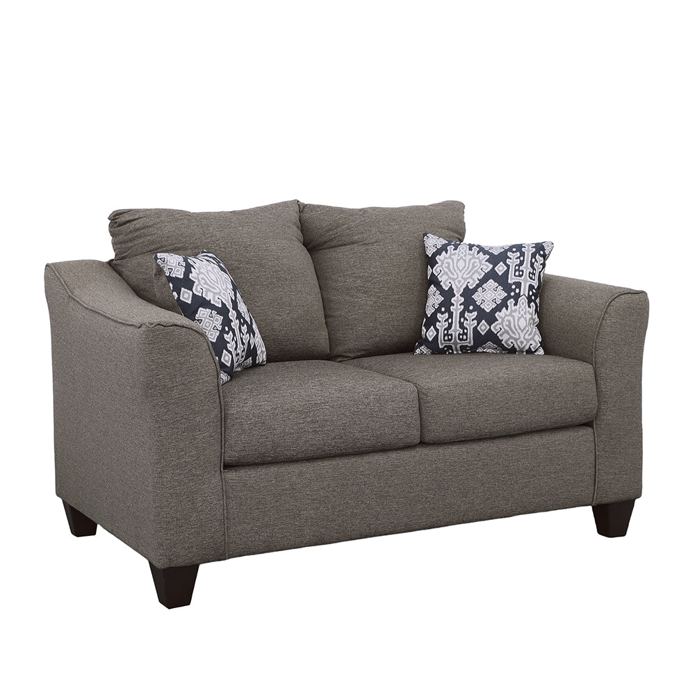 Salizar Upholstered Flared Arm Loveseat