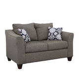 Salizar Upholstered Flared Arm Loveseat