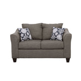Salizar Upholstered Flared Arm Loveseat