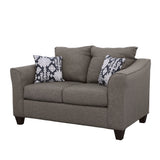 Salizar Upholstered Flared Arm Loveseat