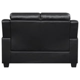 Finley Upholstered Padded Arm Tufted Sofa Set