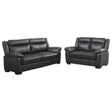 Arabella Upholstered Padded Arm Sofa Set Grey