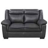Arabella Upholstered Padded Arm Sofa Set Grey