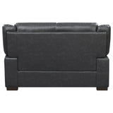 Arabella Upholstered Padded Arm Sofa Set Grey