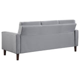 Bowen Upholstered Track Arm Tufted Sofa Set