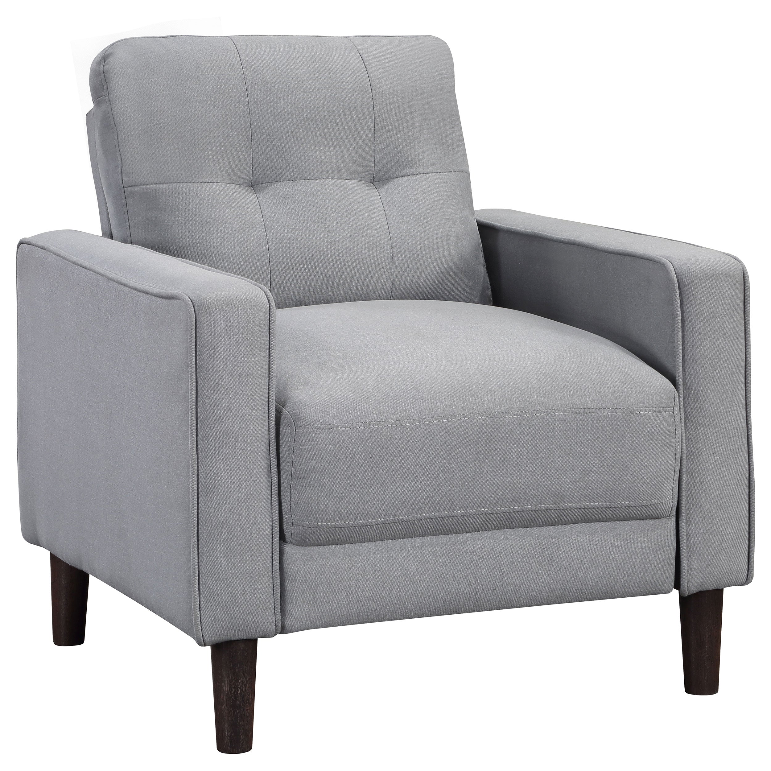 Bowen Upholstered Track Arm Tufted Sofa Set
