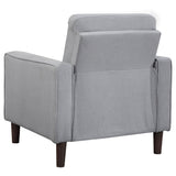 Bowen Upholstered Track Arm Tufted Sofa Set