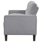 Bowen Upholstered Track Arm Tufted Loveseat