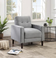 Bowen Upholstered Track Arm Tufted Accent Chair