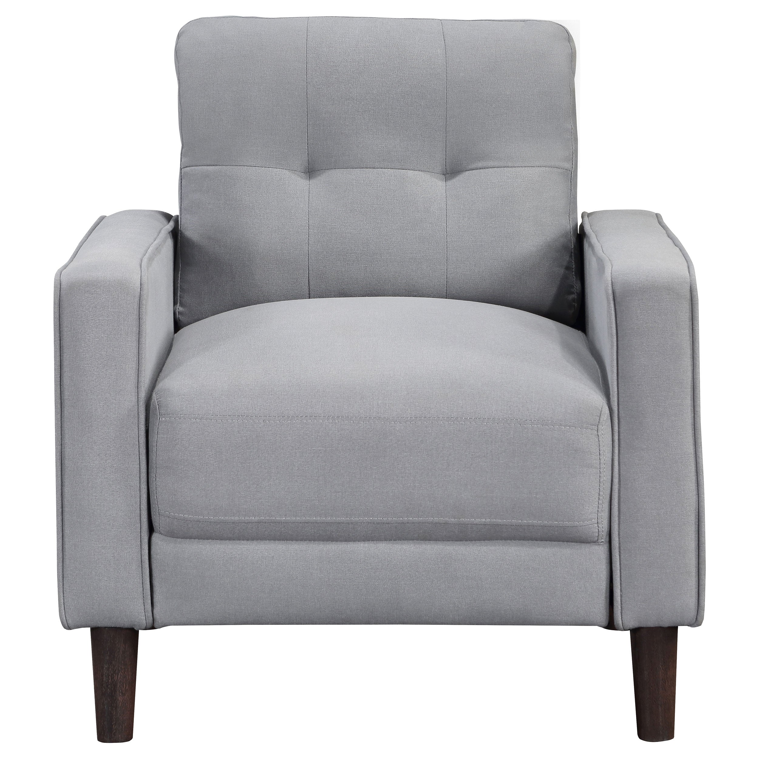 Bowen Upholstered Track Arm Tufted Accent Chair