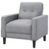 Bowen Upholstered Track Arm Tufted Accent Chair